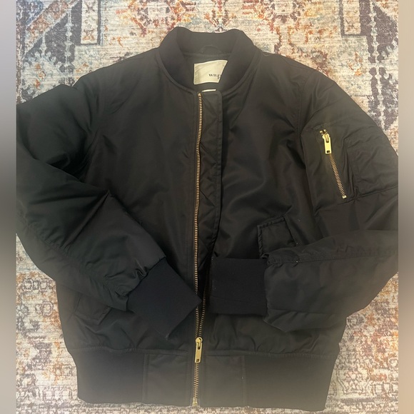 Aritzia Wilfred Avion Bomber jacket - Black - Picture 5 of 6